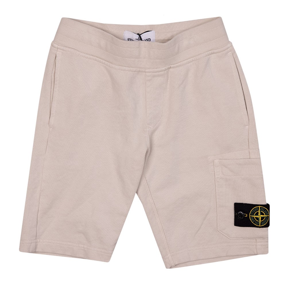 Stone Island Junior Button Badge Jogger Short