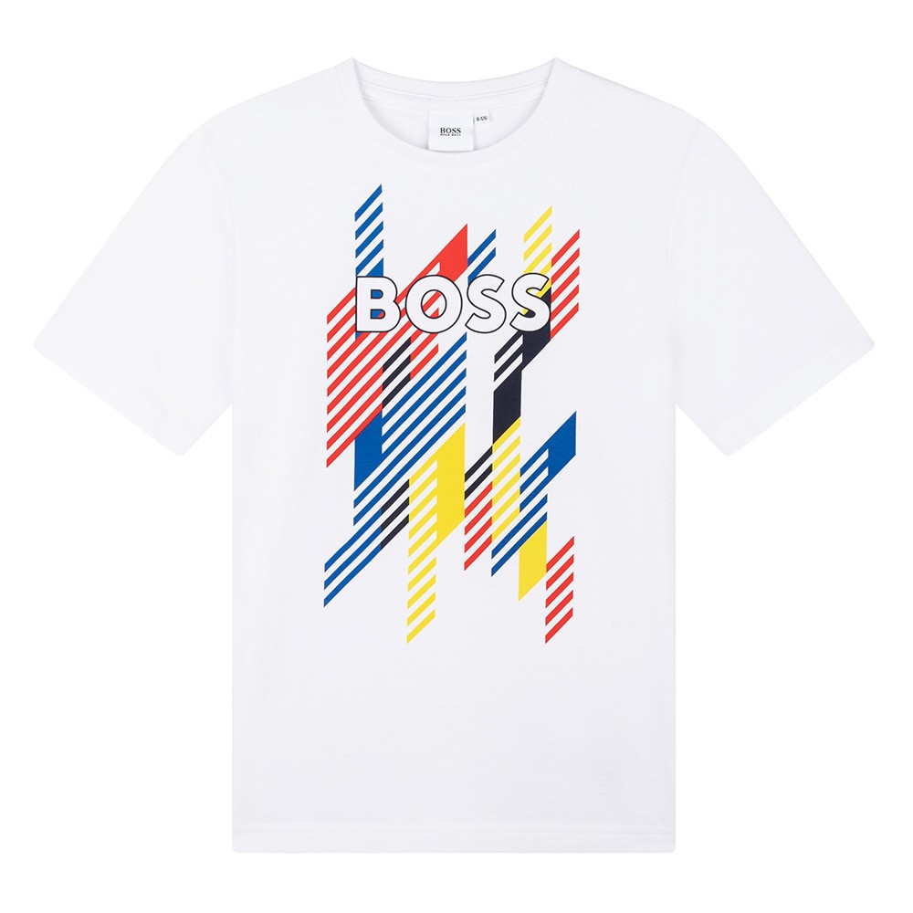 BOSS Stripe Large Logo T Shirt