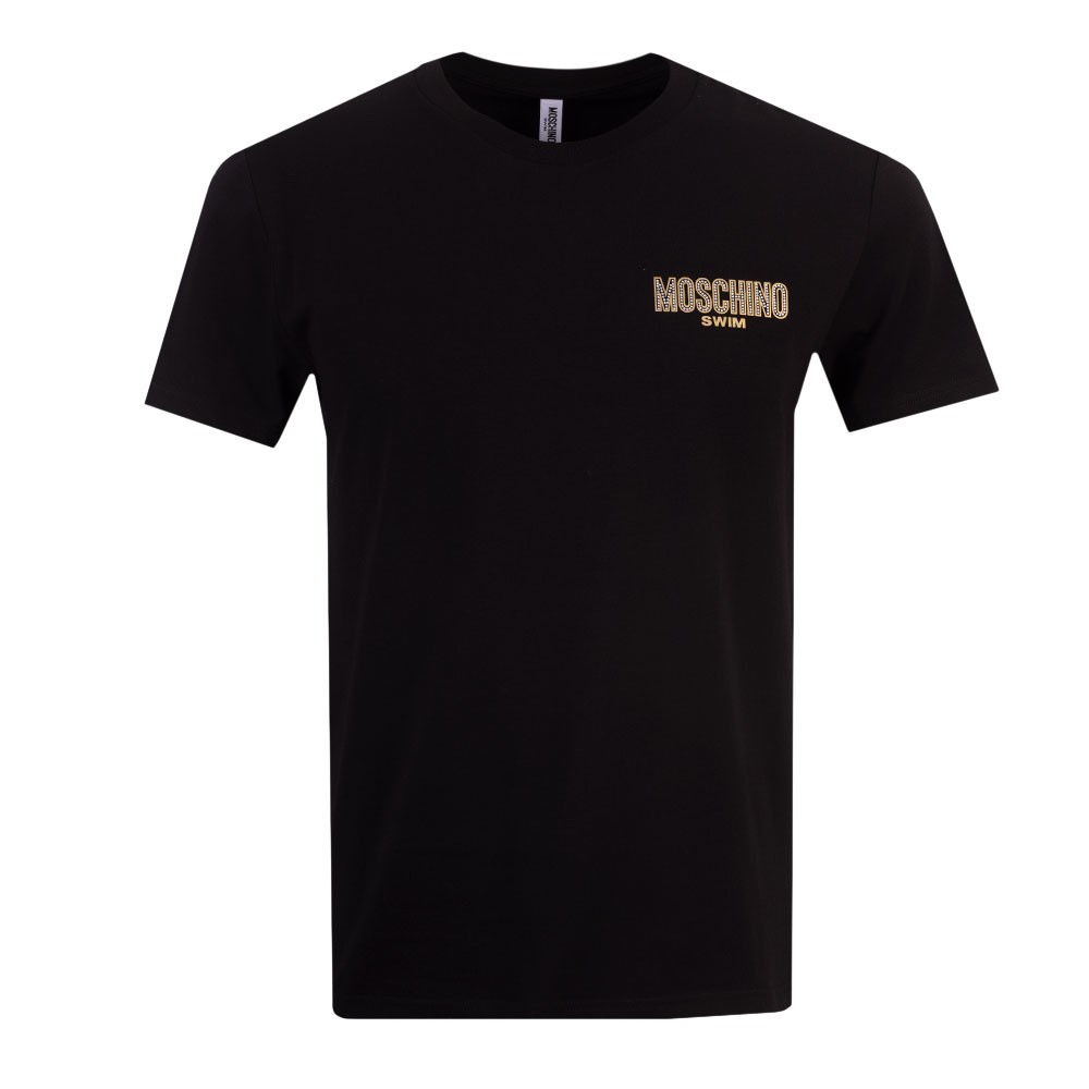 Moschino Crystal Lettering Logo T Shirt