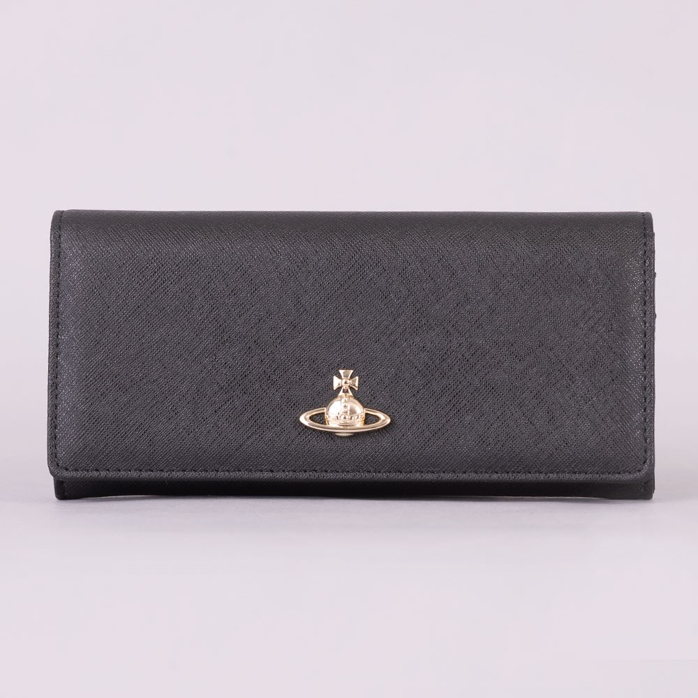 Vivienne Westwood Saffiano Classic Credit Card Wallet