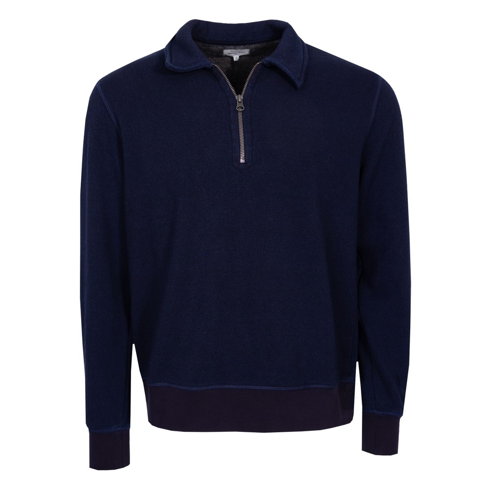 Hartford Half Zip Collared Sweatshirt