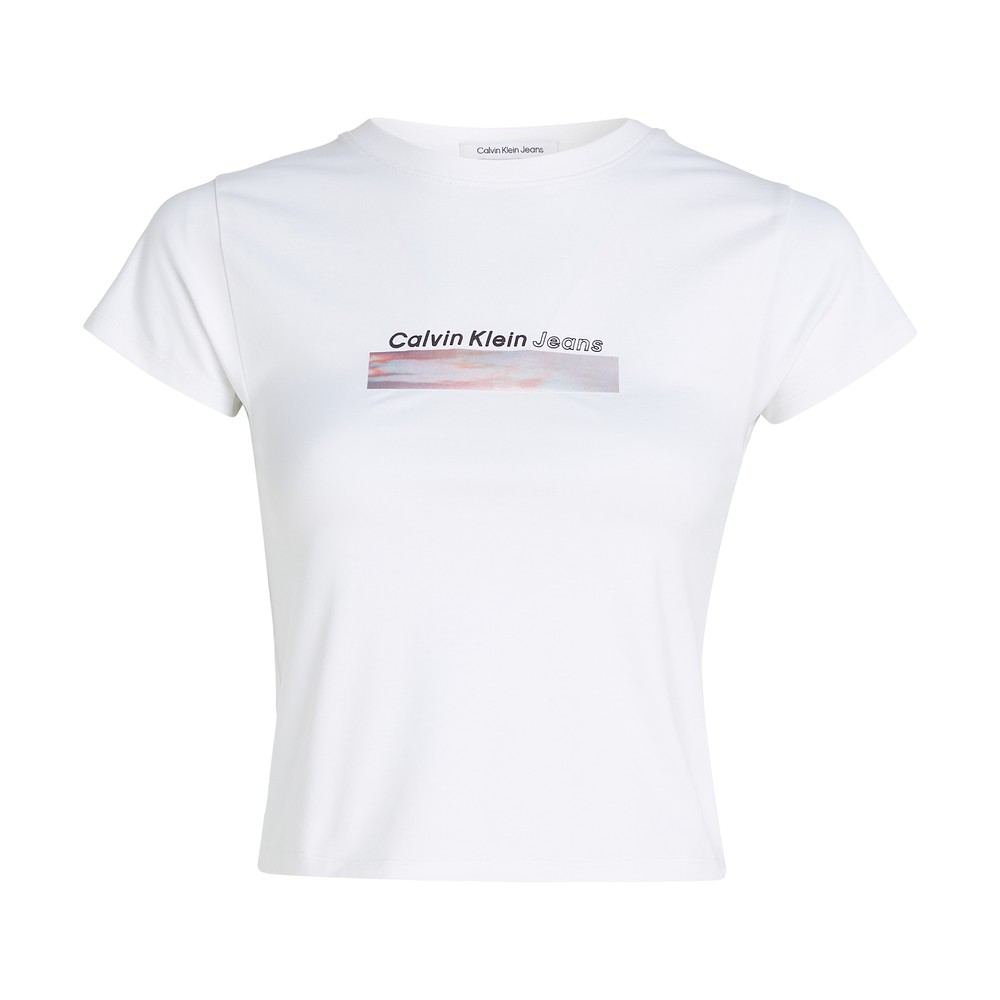 Calvin Klein Jeans Diffused Box Fitted T Shirt