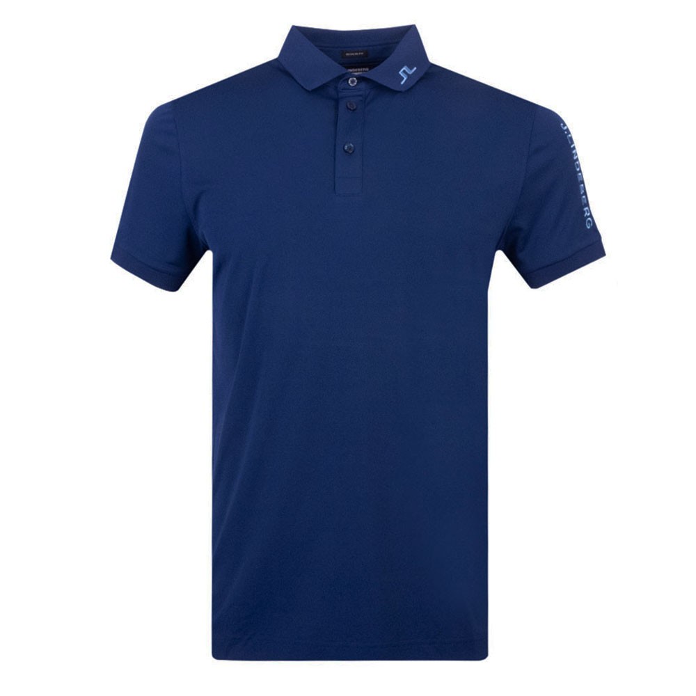 J.Lindeberg Tour Tech Regular Fit Print Polo Shirt