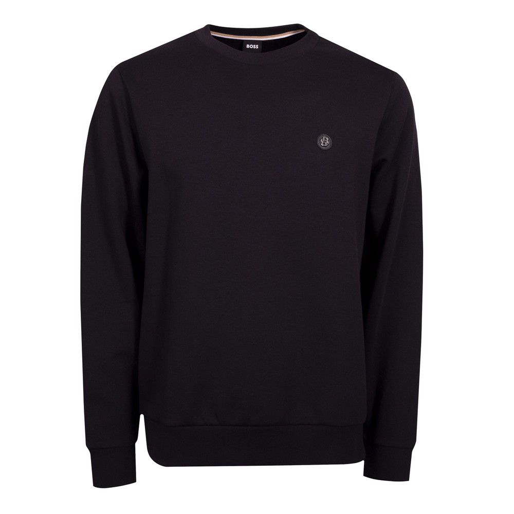 BOSS Formal C Sharpe Circle Logo Crew Sweatshirt