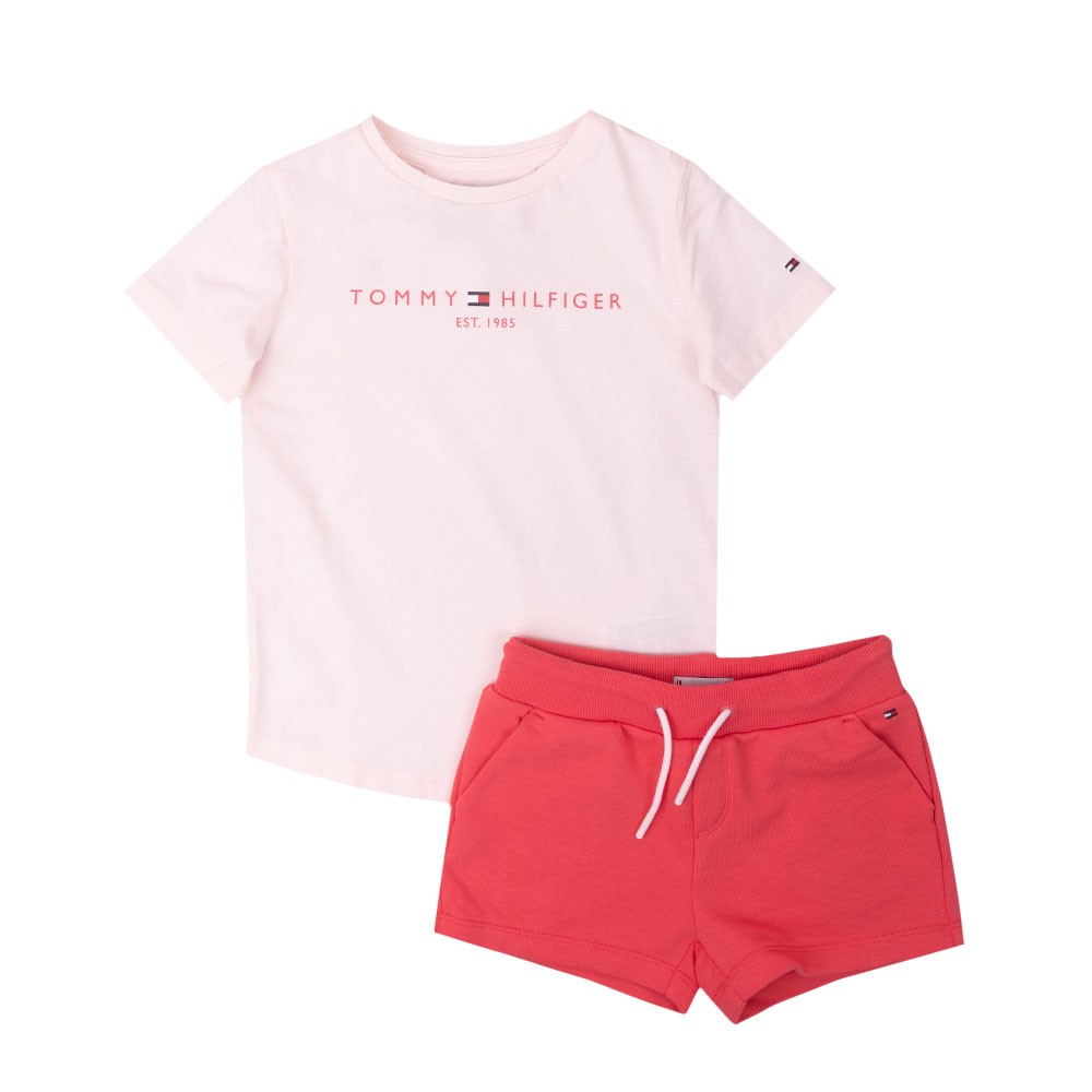 Tommy Hilfiger Kids Girls Essential T Shirt & Short Set