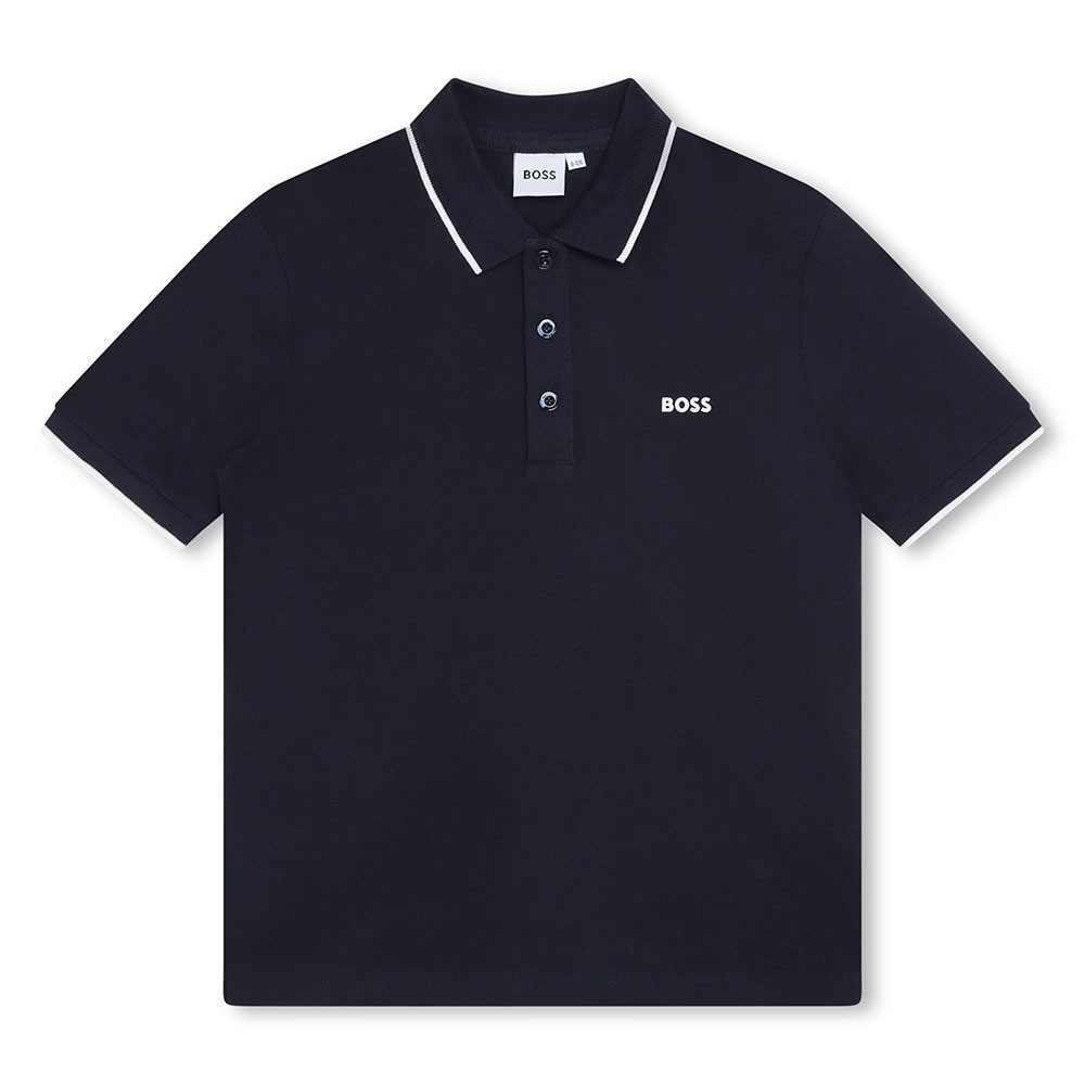 BOSS J25P26 Tipped Polo Shirt