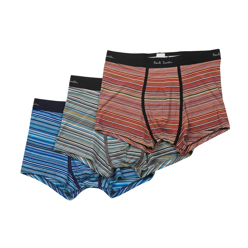 Paul Smith 3 Pack Stripe Trunks