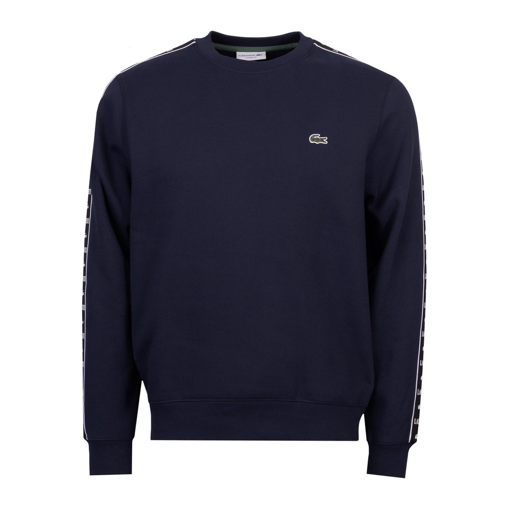 Lacoste Logo Stripe Sweatshirt