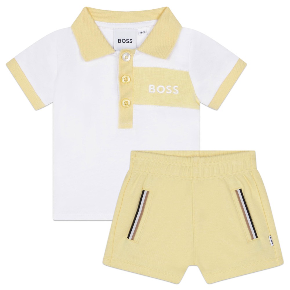 BOSS Baby J98419 Polo & Short Set