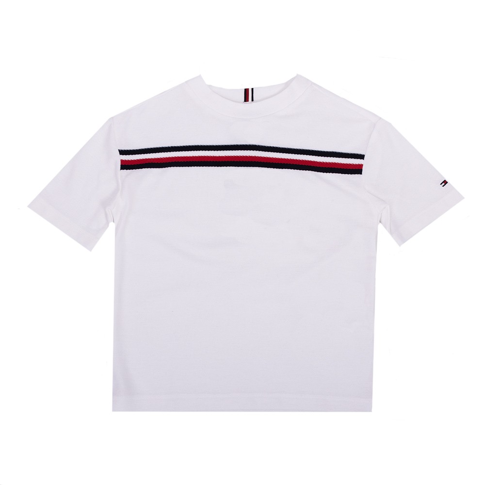 Tommy Hilfiger Kids Global Stripe Pique T Shirt