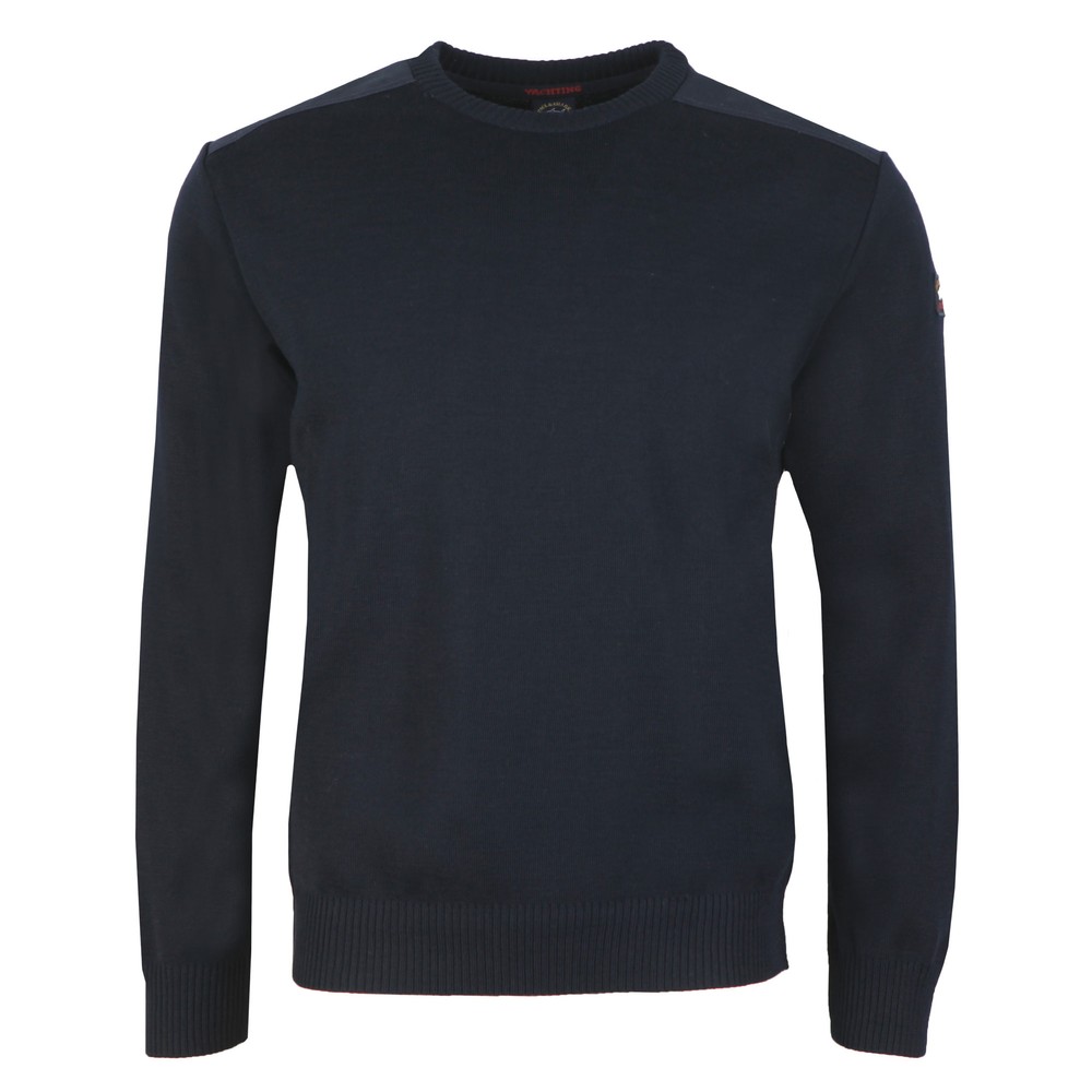 Paul & Shark Shoulder Detail Crew Jumper