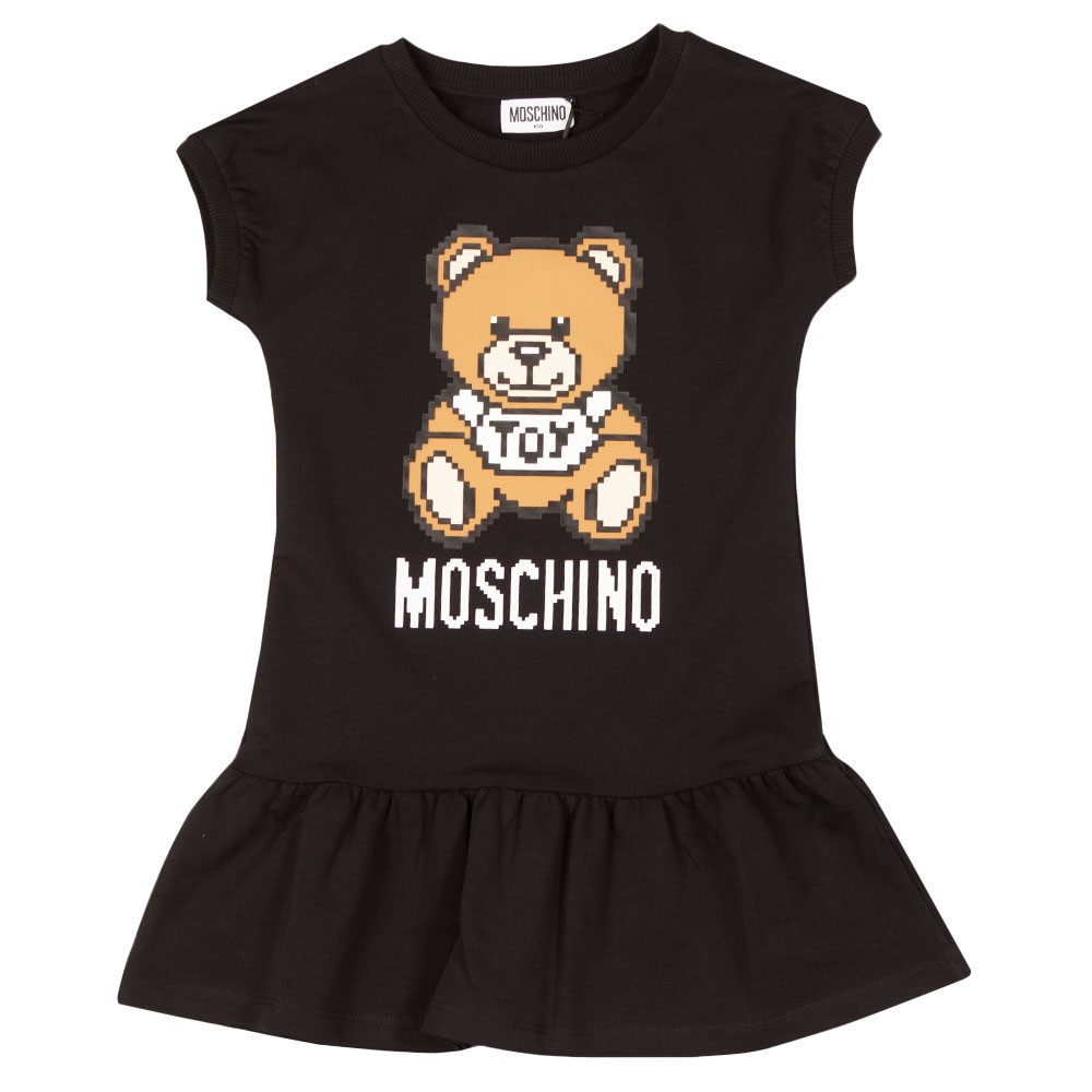 Moschino Large Pixel Bear T Shirt Dress