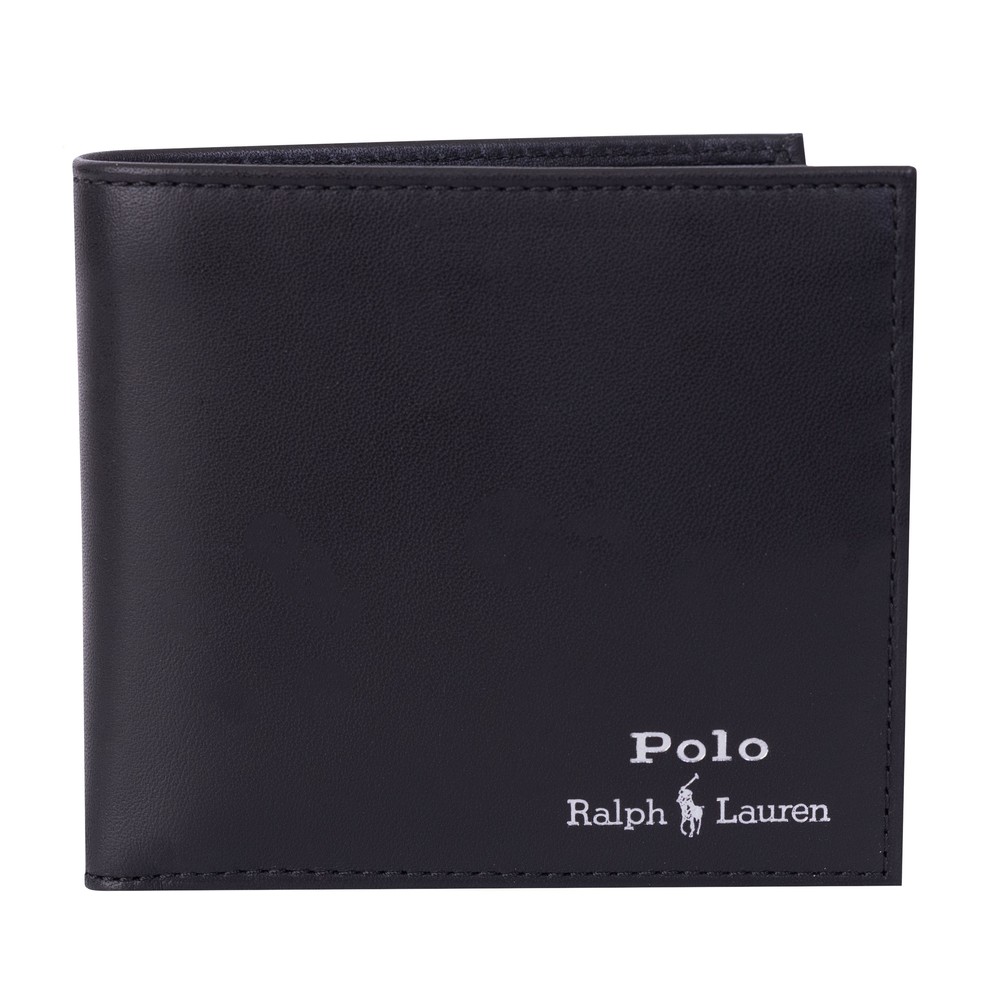 Polo Ralph Lauren Gold Logo Leather Wallet