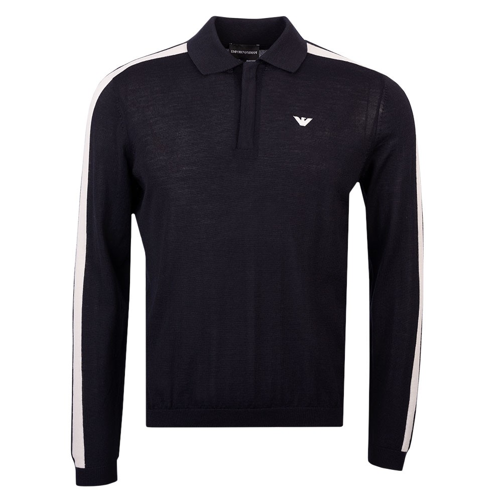 Emporio Armani Knitted Quarter Zip Pullover