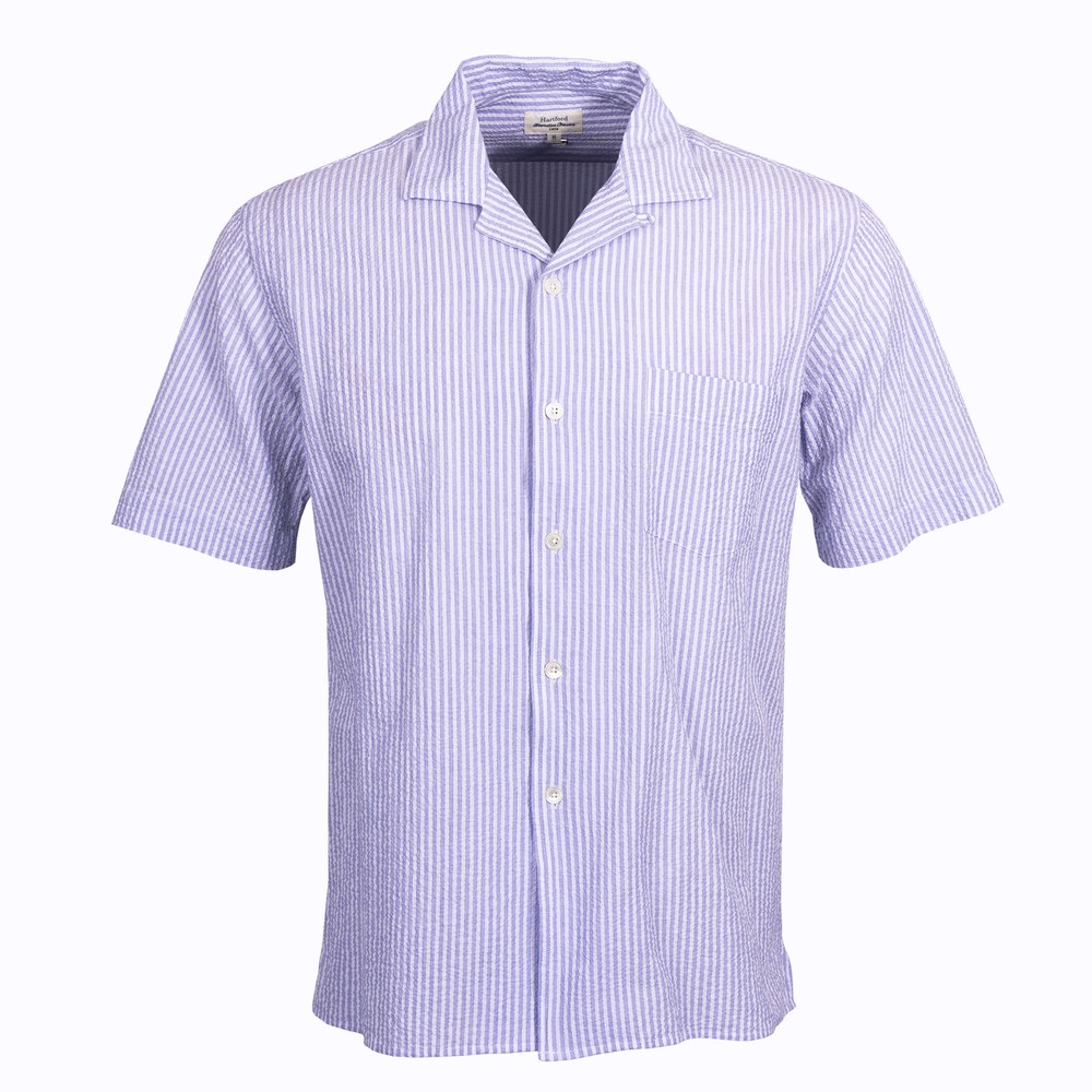 Hartford Palm Short Sleeve Woven Shirt