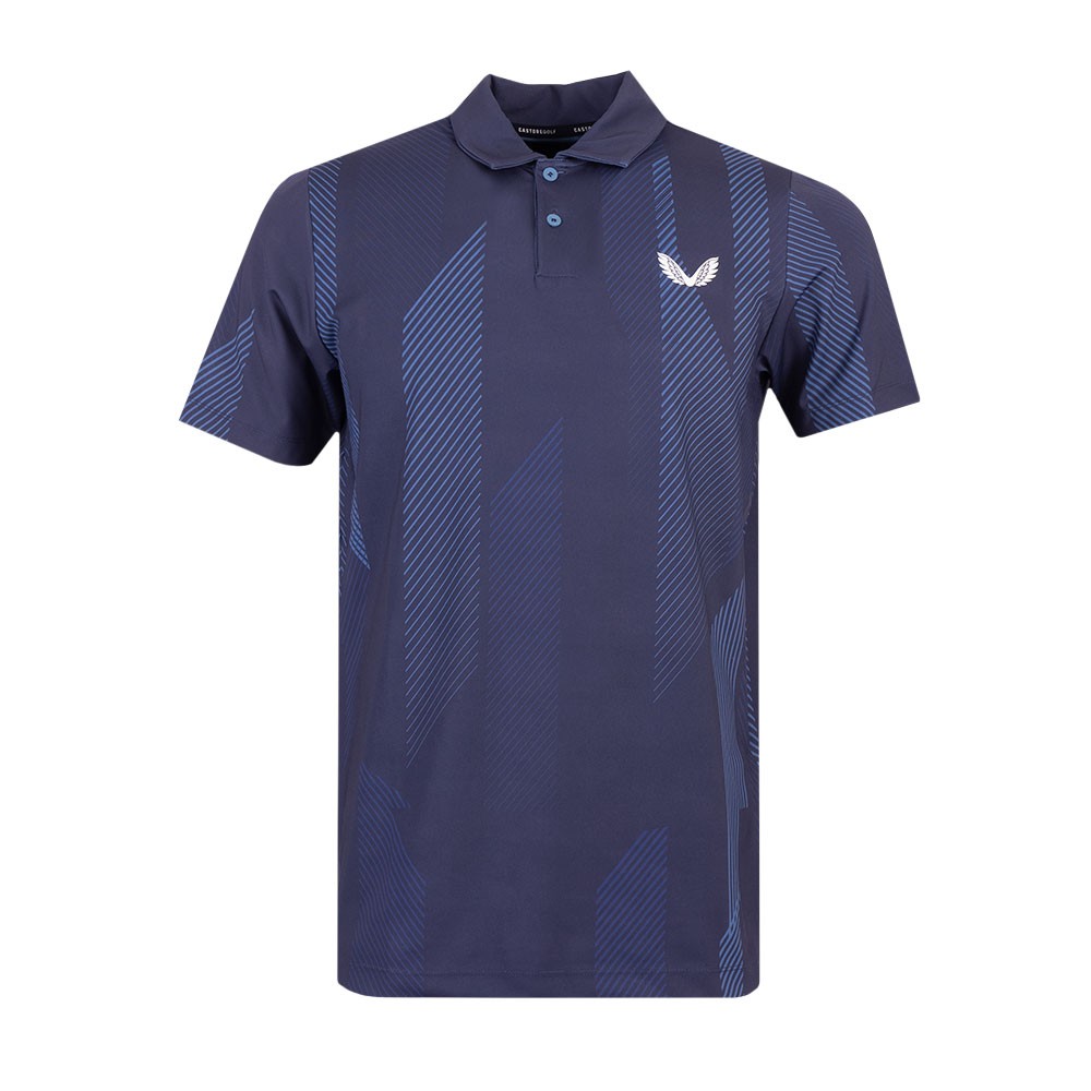 Castore Golf Printed Polo Shirt