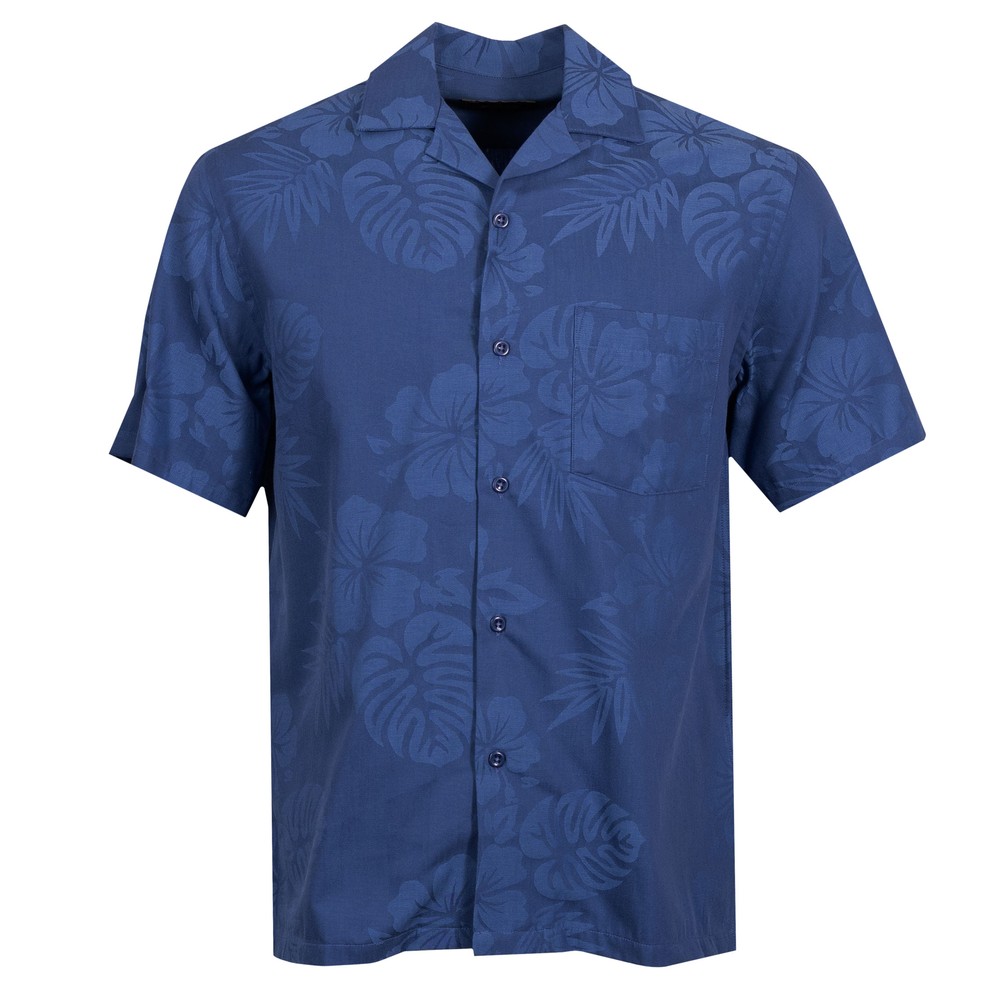 Portuguese Flannel Island Jacquard Flowers Shirt