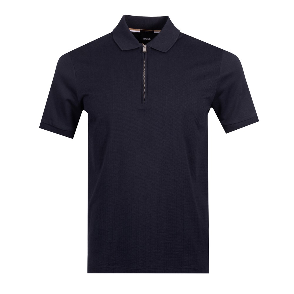 BOSS Formal Polston 35 Zip Polo Shirt