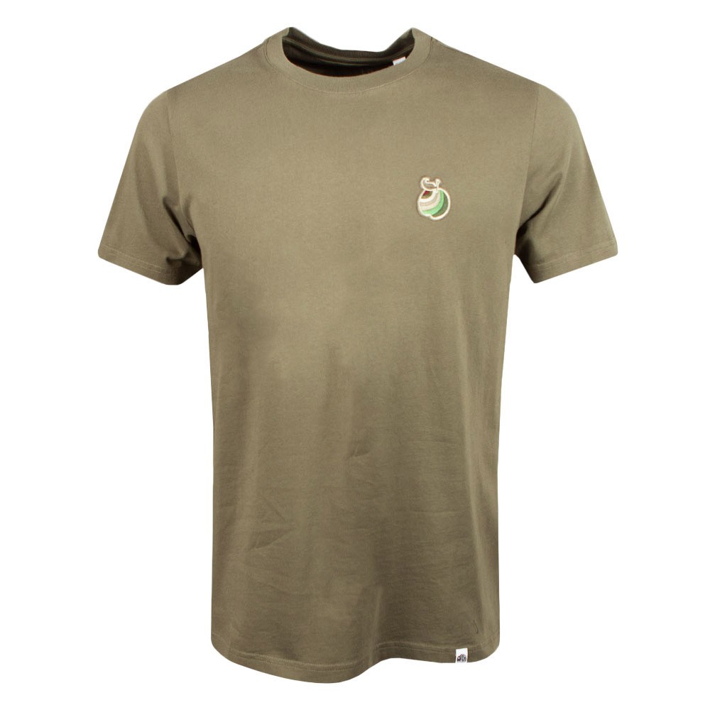 Pretty Green Autumn Apple Embroidery Crew T-Shirt