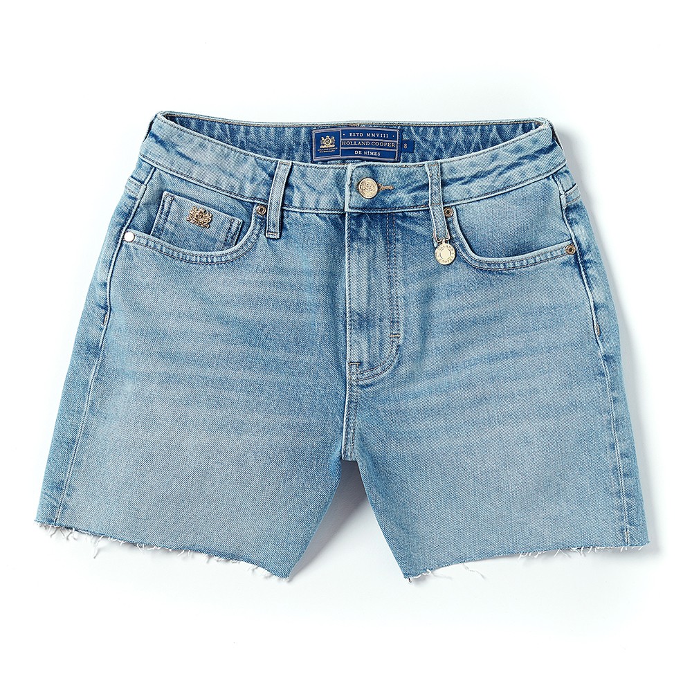 Holland Cooper High Rise Denim Short