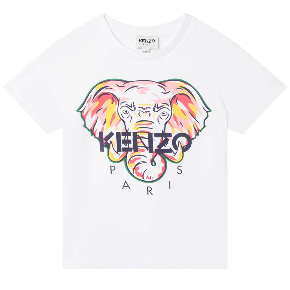 Kenzo Kids Printed Elephant T Shirt