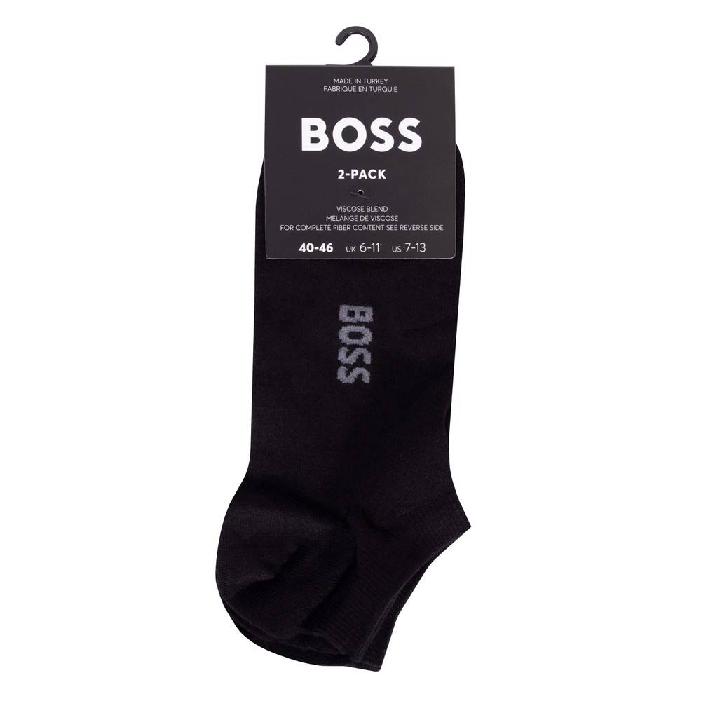 BOSS 2 Pack Bamboo Trainer Sock