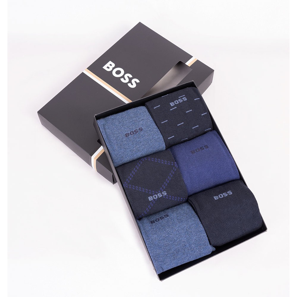 BOSS 6 Pack Sock Gift Set