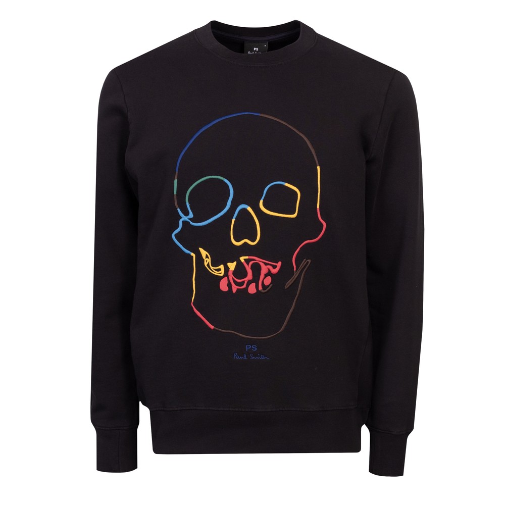 Ps Paul Smith Linear Skull Sweatshirt