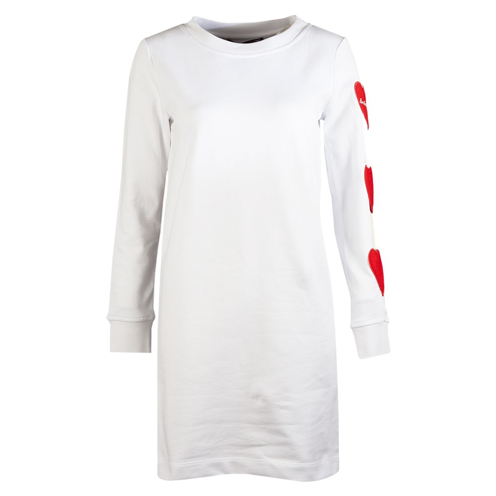 Love Moschino Heart Sleeve Sweat Dress