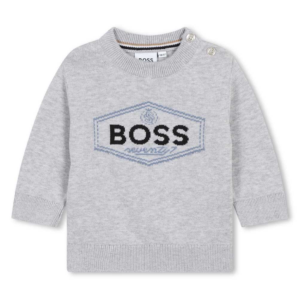 BOSS Baby J51282 Logo Knitted Jumper