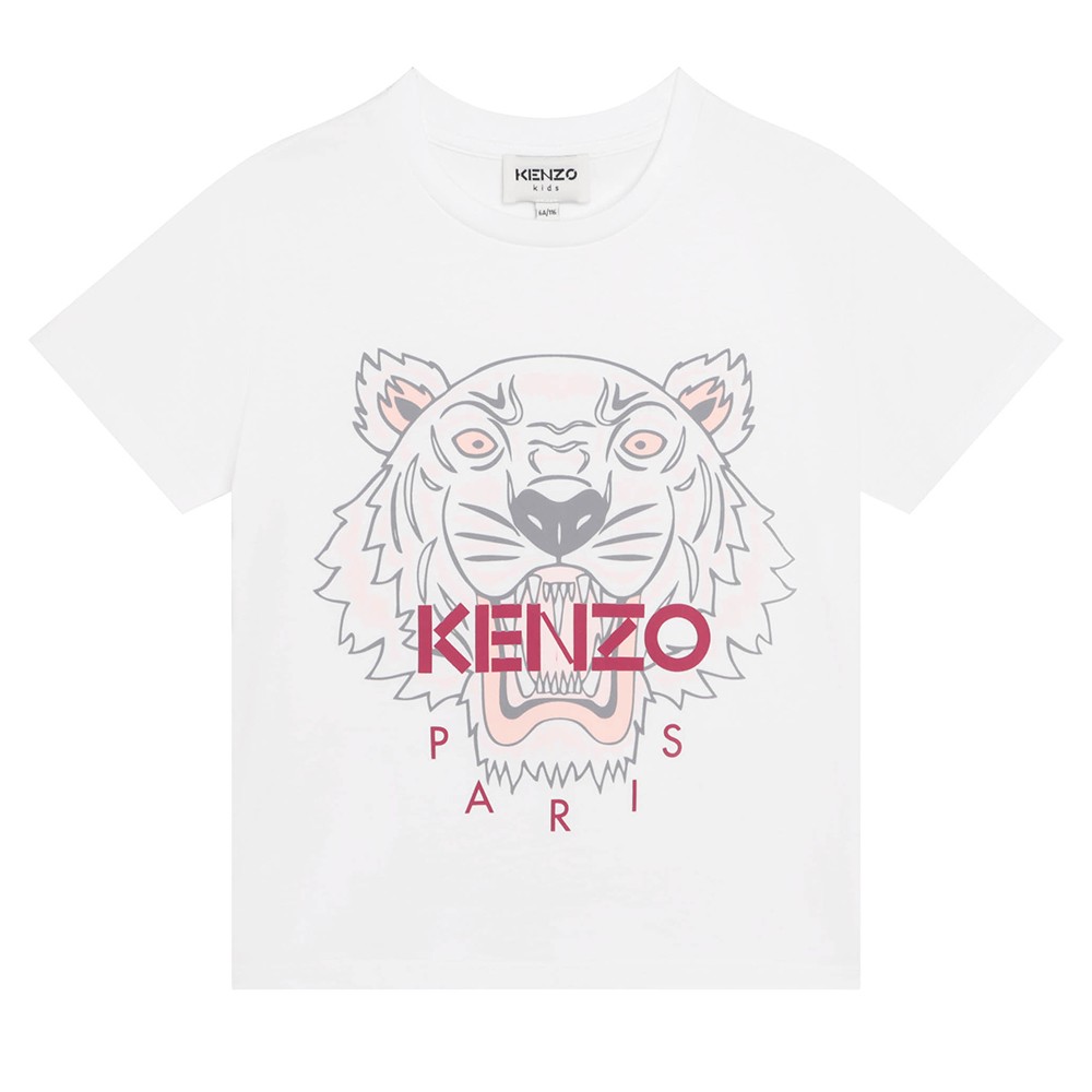 Kenzo Kids K15547 Printed Tiger T Shirt