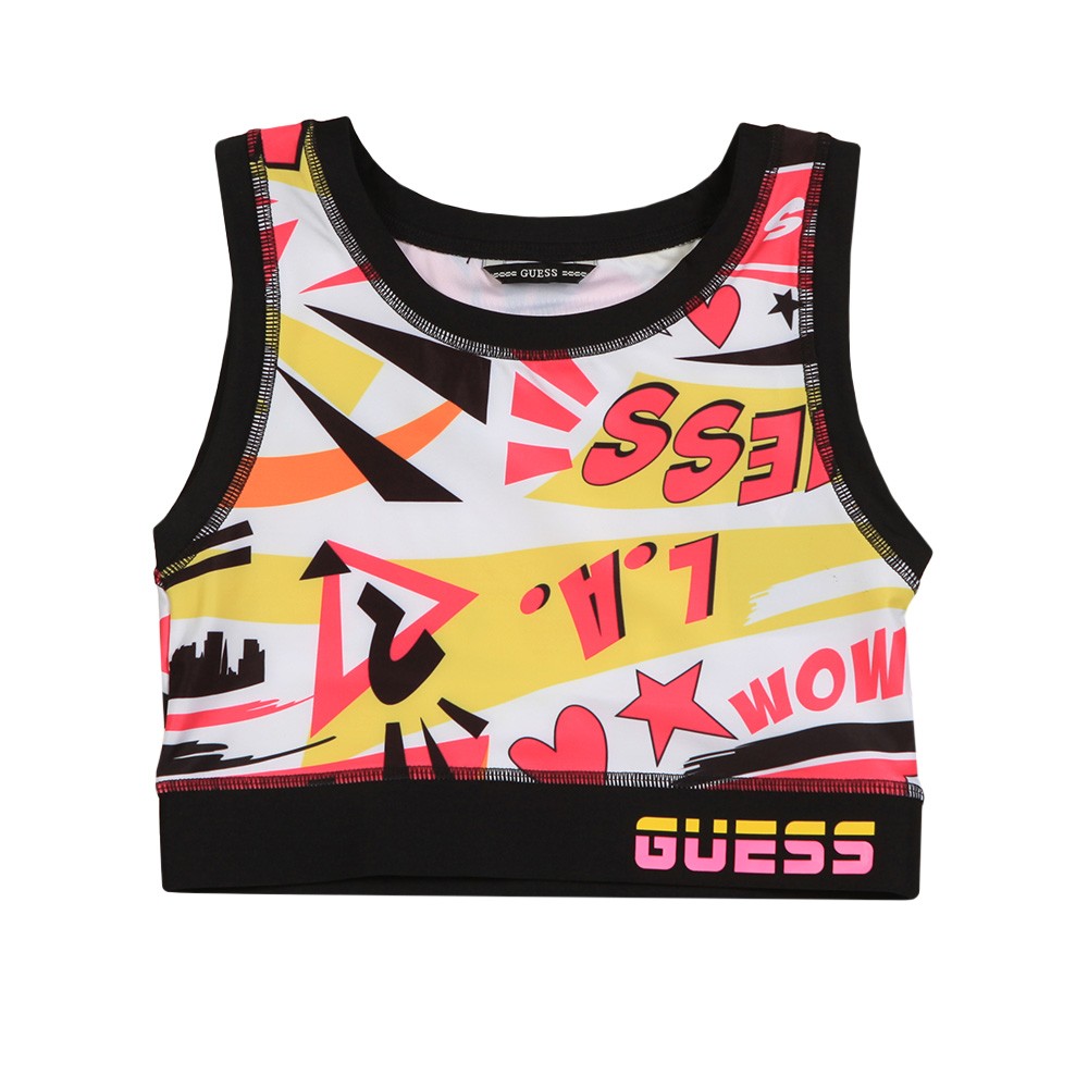 Guess Patterned Active Bra Top