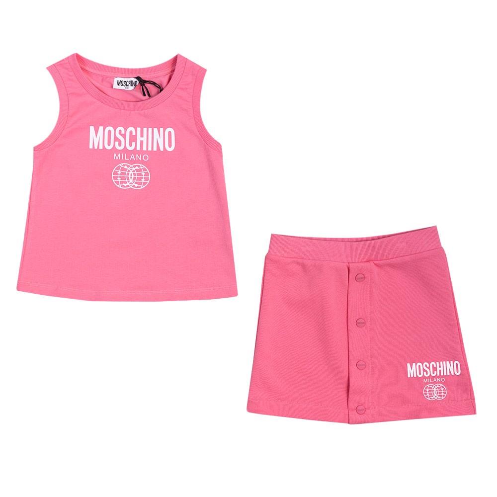 Moschino Smiley Vest & Skirt Set