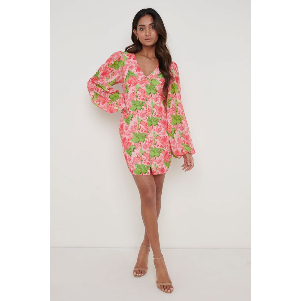 Pretty Lavish Naya Chiffon Mini Dress