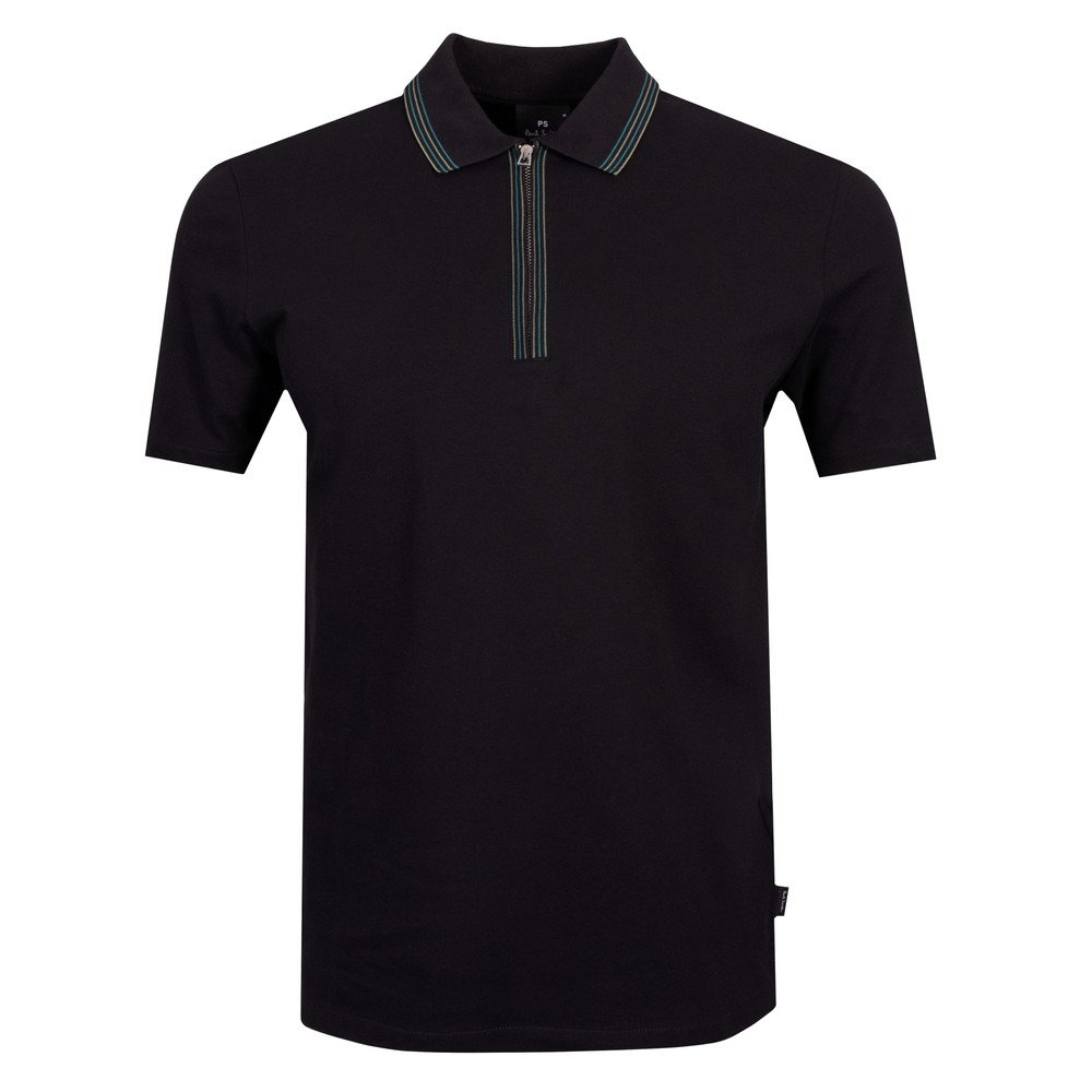 Ps Paul Smith Tipped Zip Polo