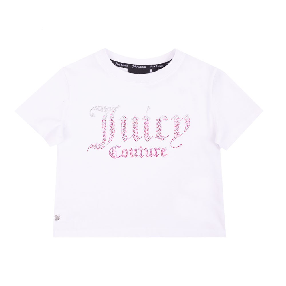 Juicy Couture Large Diamante Logo T Shirt