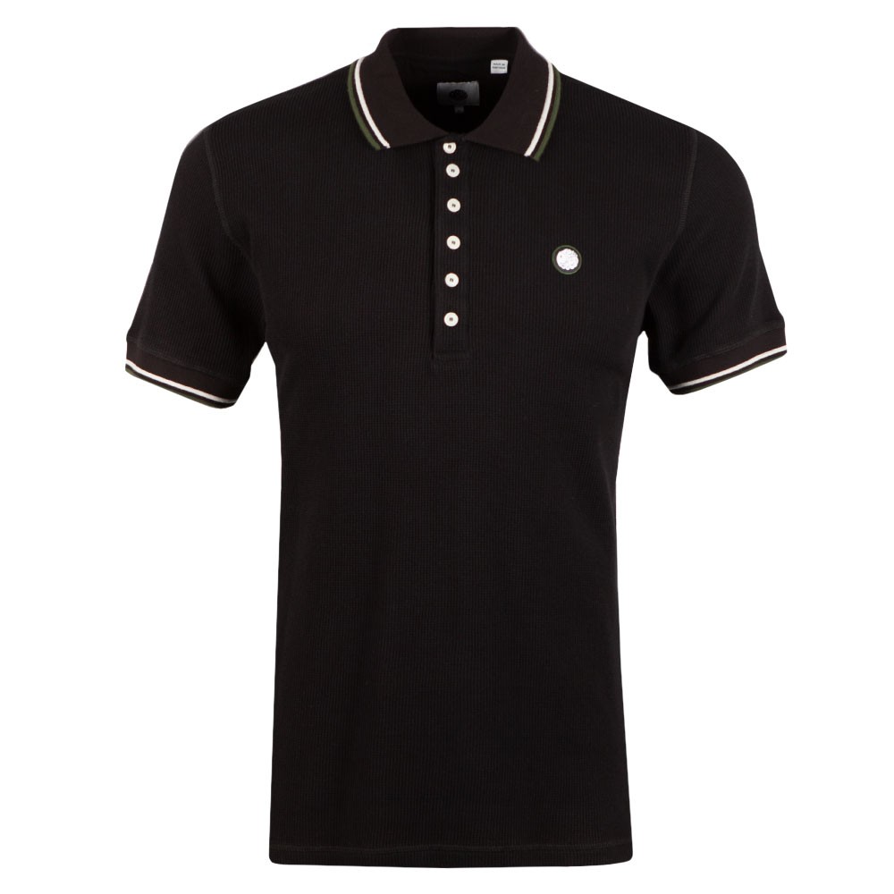 Pretty Green Waffle Polo Shirt