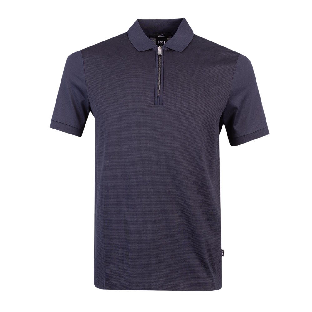 BOSS Formal Polston 28 Zip Polo Shirt