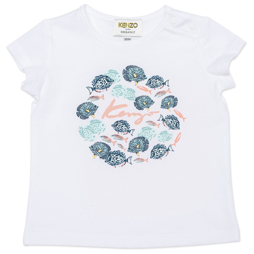 Kenzo Kids Fish Logo T Shirt