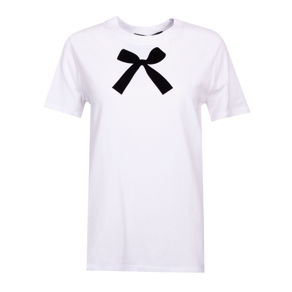 French Connection Bow Graphic T Shirt