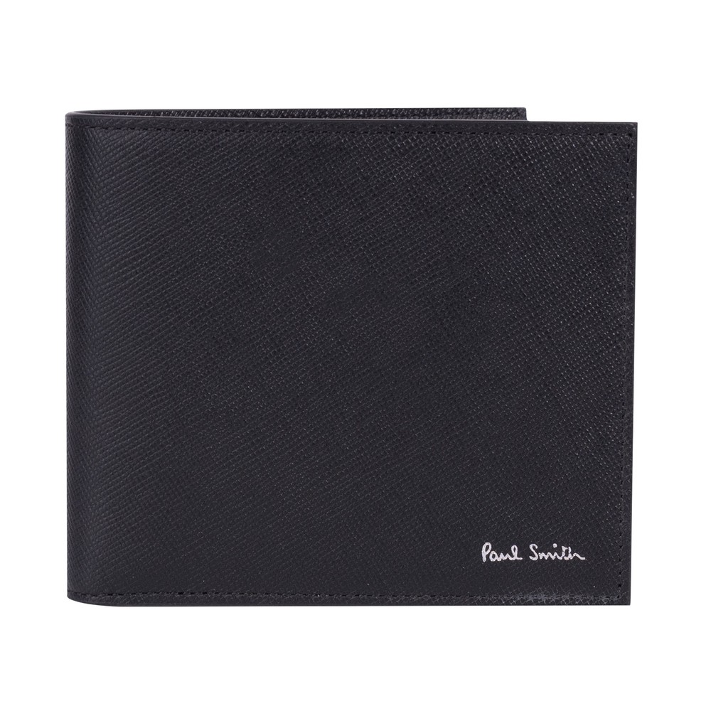 Paul Smith Mini Stripe Leather Billfold Wallet