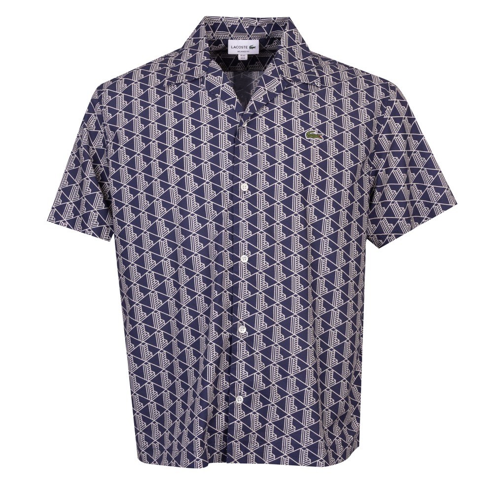 Lacoste SS Monogram Print Shirt