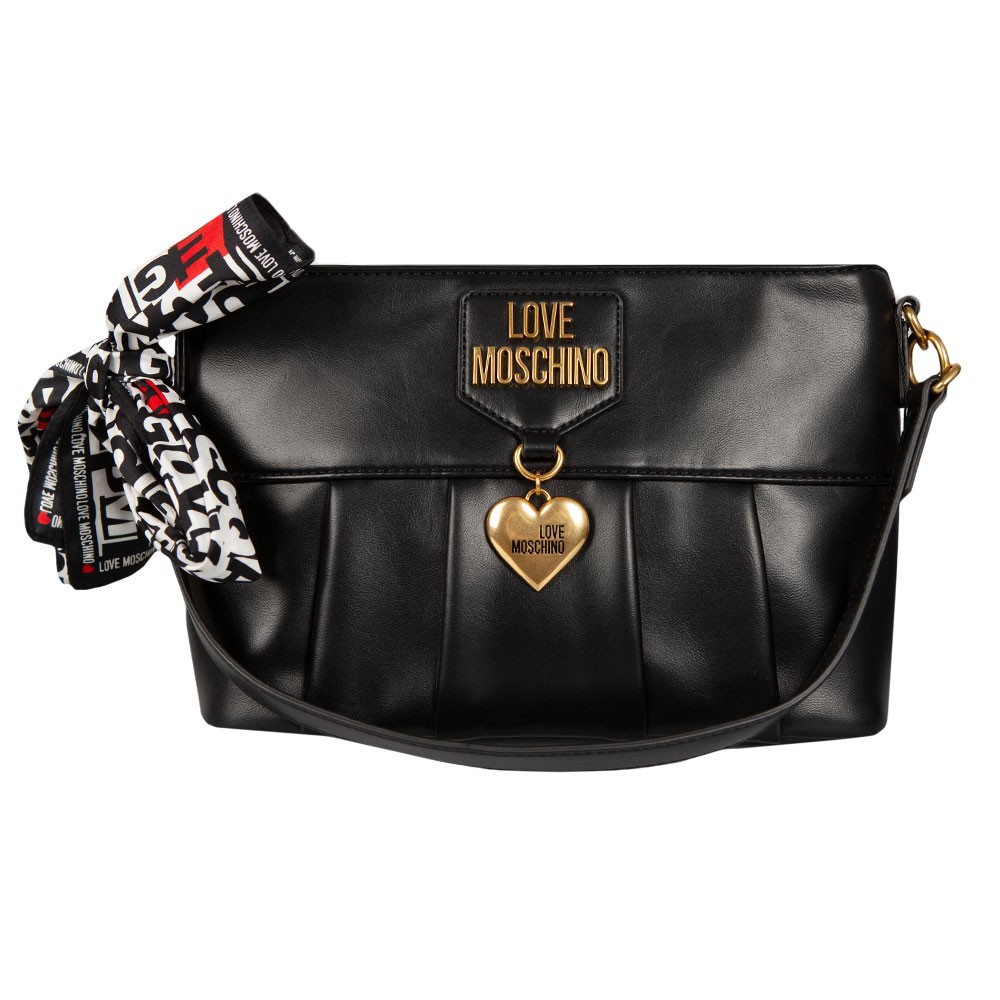 Love Moschino Small Metallic Badge Small Tote