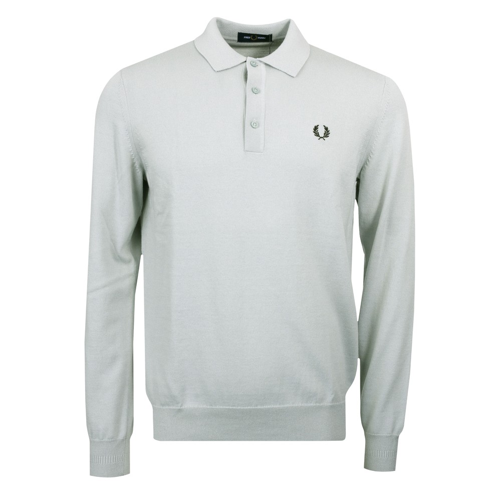 Fred Perry Knitted L/S Polo Shirt