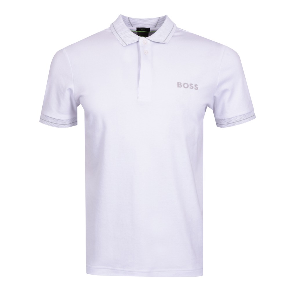 BOSS Athleisure Paule 1 Textured Collar Polo Shirt