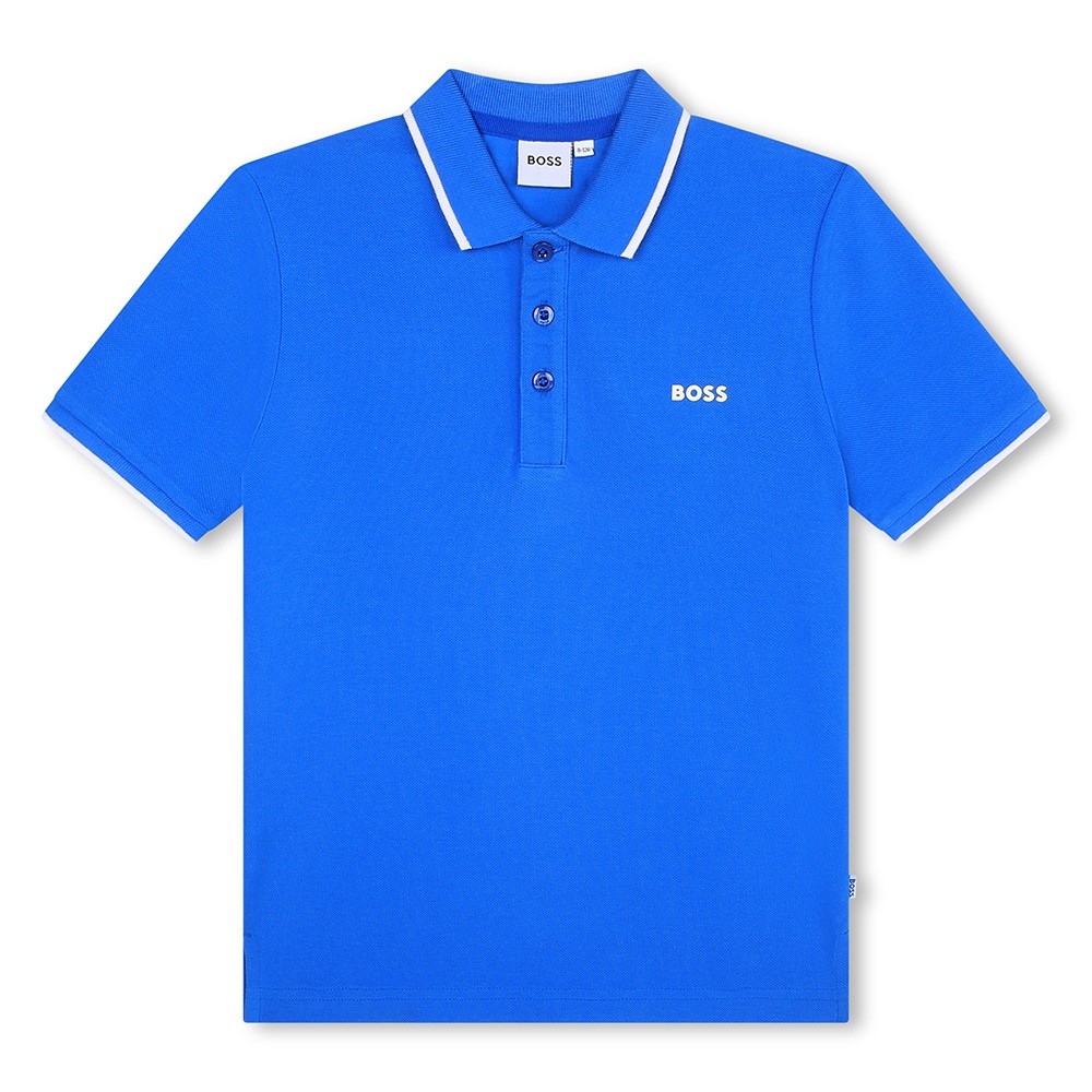 BOSS J25O89 Tipped Polo Shirt