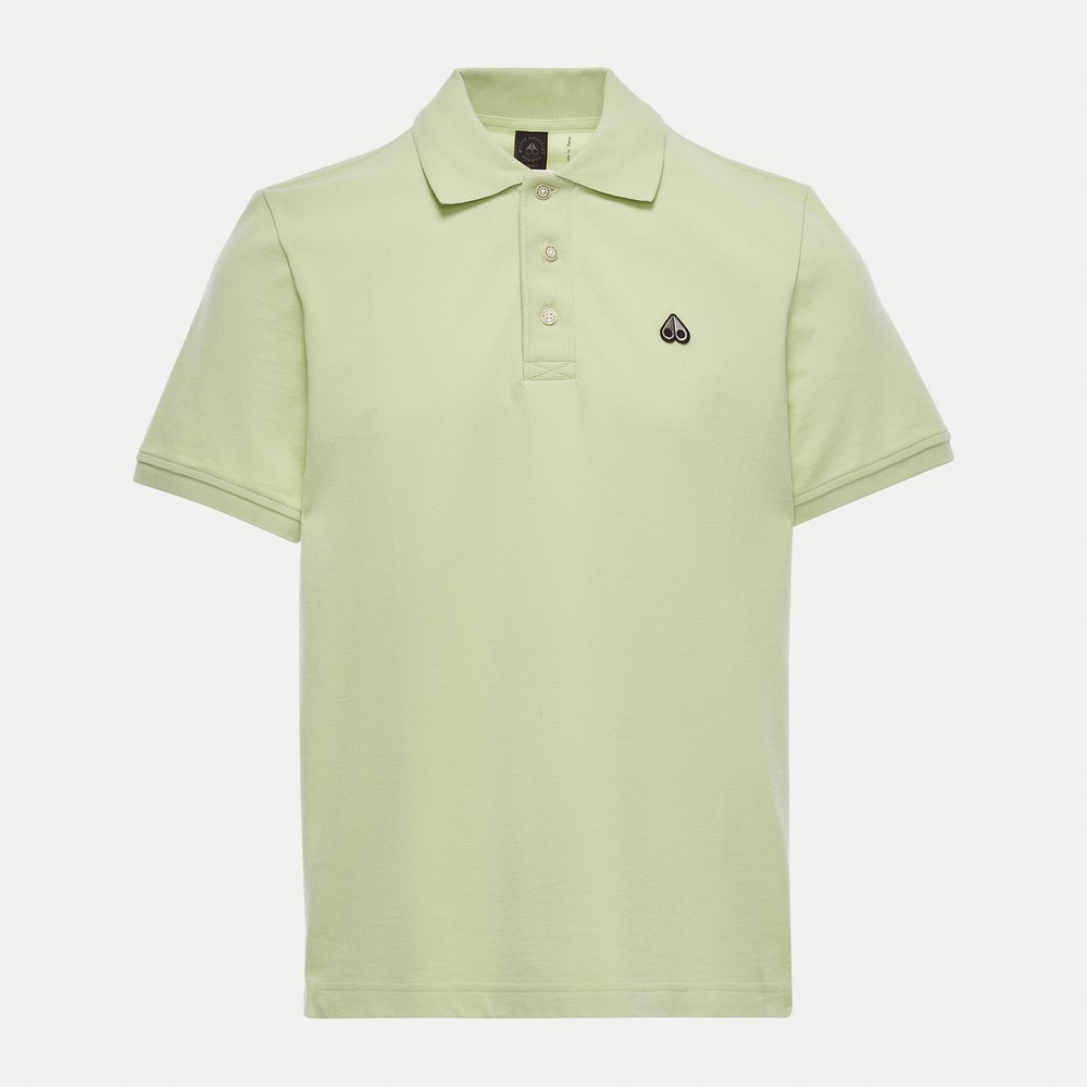 Moose Knuckles Gold Polo Shirt