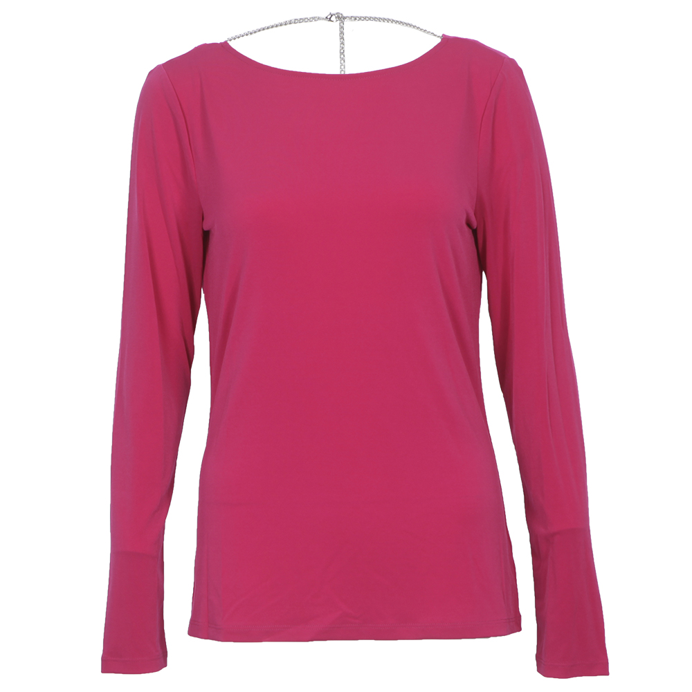 Michael Kors Long Sleeve Low Back Top