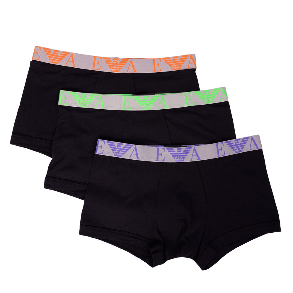 Emporio Armani 3 Pack Stretch Cotton Trunk