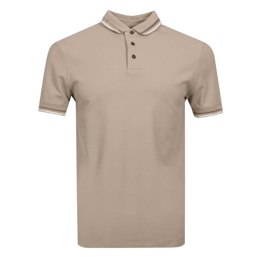 Emporio Armani 3D1FM4 Collar Logo Polo Shirt